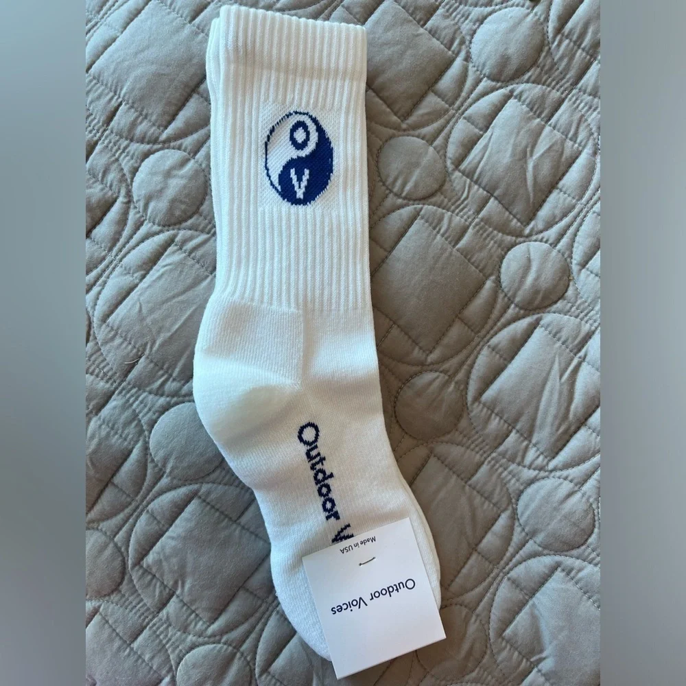 Outdoor Voices Graphic Crew Socks